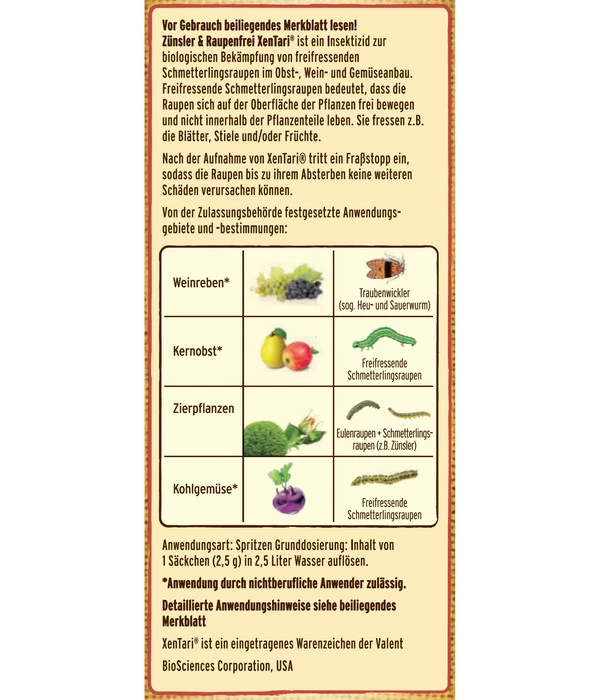 Substral® Naturen® Bio Zünsler & Raupenfrei XenTari®, 20 G – Bild 3