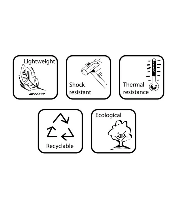 Farmet Kunststoff-Topf-Set Hydrus, Quadratisch, Grau, 2-teilig – Bild 4