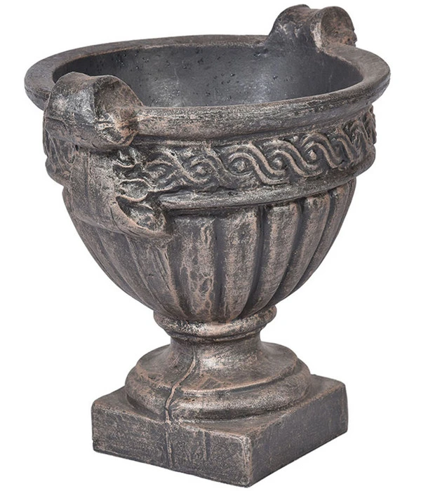Roto Kunststoff-Pflanztopf Vase S, Bronze, Ca. Ø37/H39,5 Cm