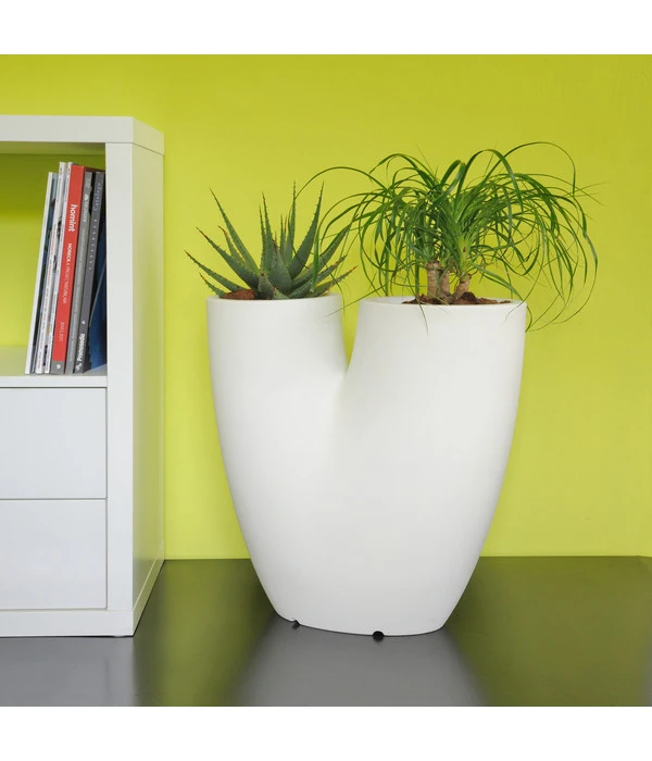 Farmet Kunststoff-Blumentopf Bilobo, Ca. B50/H50/T25 Cm – Bild 2