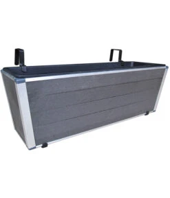 Dehner WPC-Balkonkasten, Ca. B60,5/H20,5/T19,5 Cm, Anthrazit