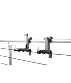 Dehner Kunststoff-Blumenkastenhalter, Anthrazit