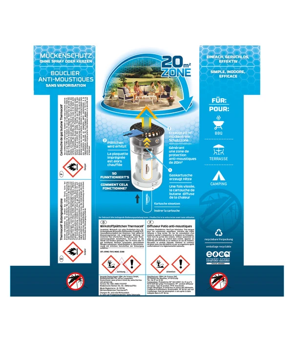 Thermacell Mückenabwehr Protect, Navy Blue – Bild 2