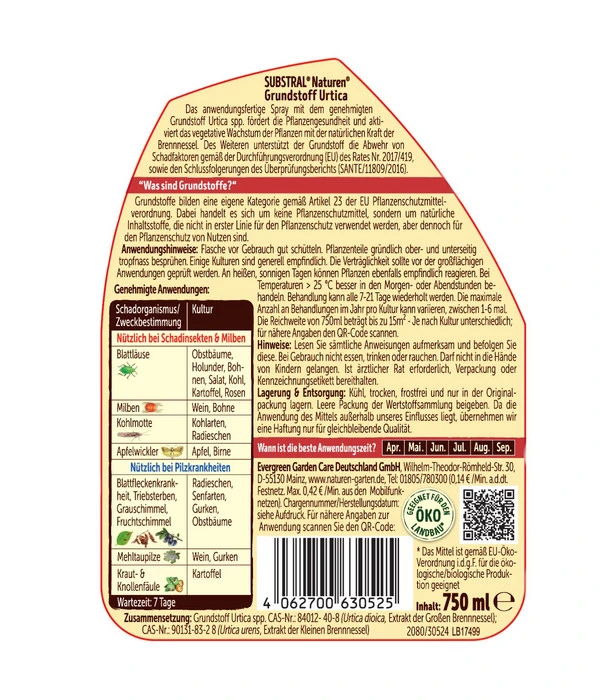 Substral® Naturen® Grundstoff Urtica, 750 Ml – Bild 2