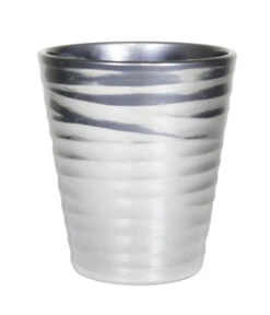 Dehner Keramik-Übertopf Wave, Konisch