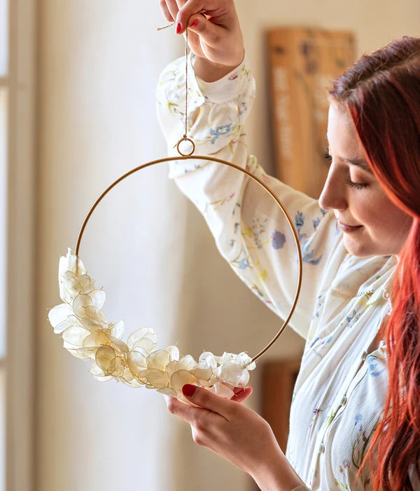 Dehner Türkranz Lunaria, Ca. Ø25 Cm – Bild 3