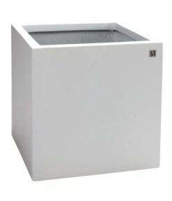 Fleur Ami Kunststoff-Topf New Tribeca, Quadratisch, Weiß