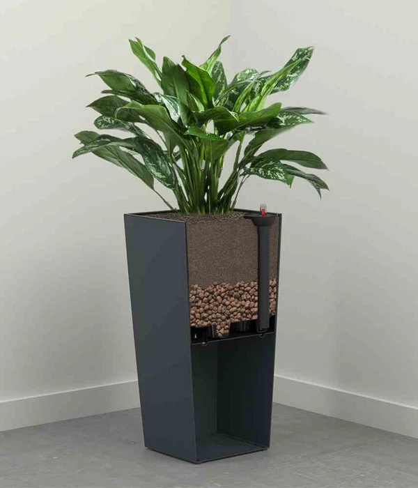 Siena Garden Kunststoff-Topf Lyon, Konisch, Ca. B40/H75/T40 Cm – Bild 7