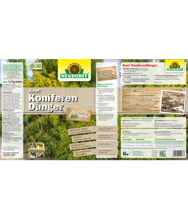 Neudorff® Azet® Koniferendünger, 2,5 Kg – Bild 2