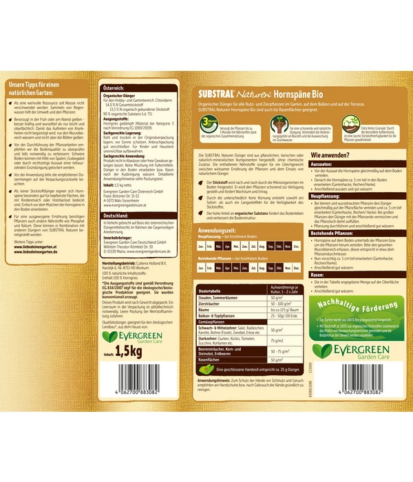 Substral® Naturen® Hornspäne, 1,5 Kg – Bild 2